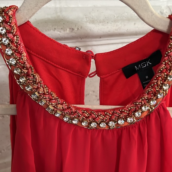 MSK embellished neck halter dress - Picture 5 of 9